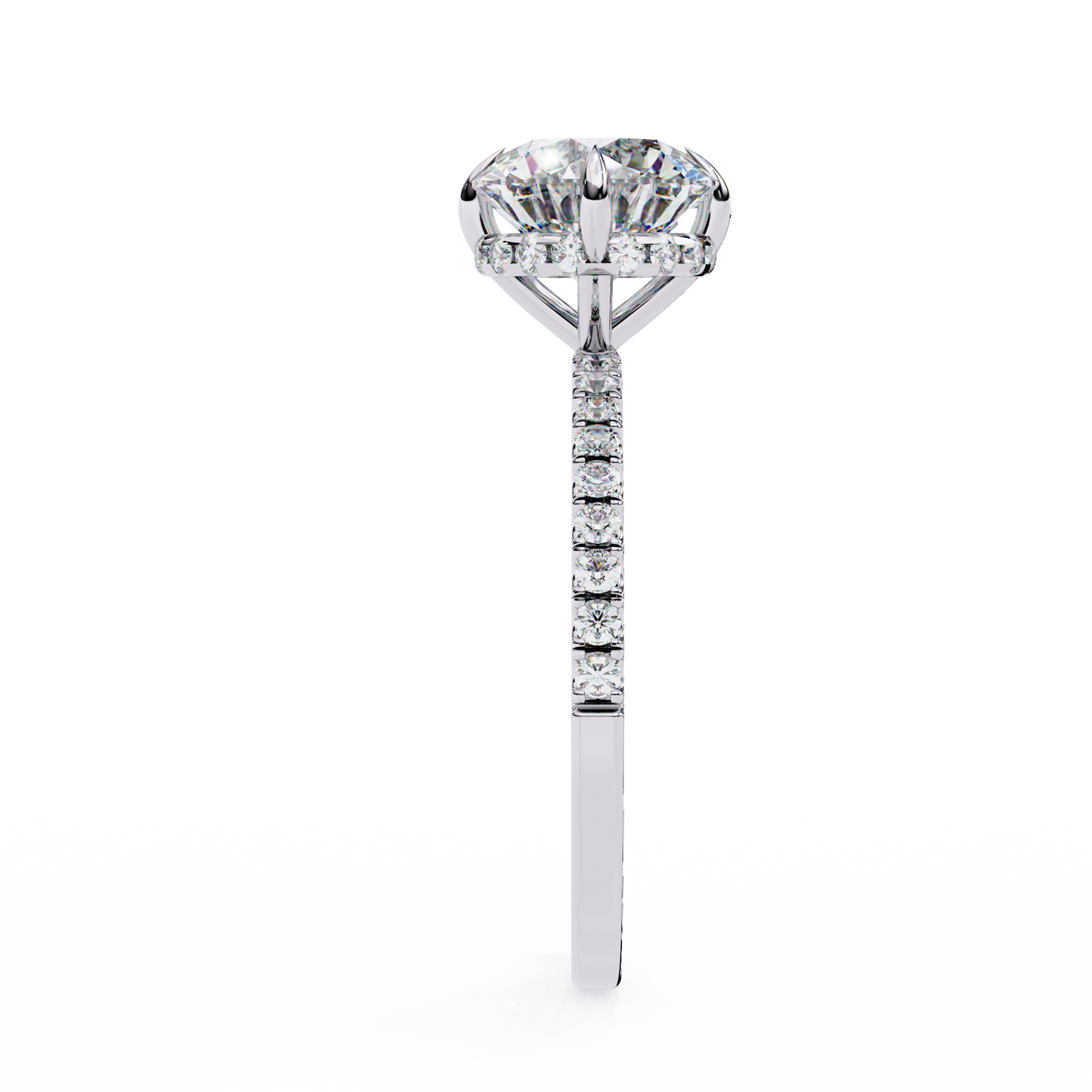 Adore Round Solitaire Ring Lab Grown Diamond