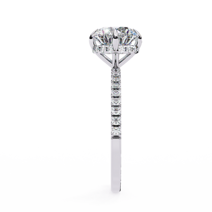 Adore Round Solitaire Ring Lab Grown Diamond