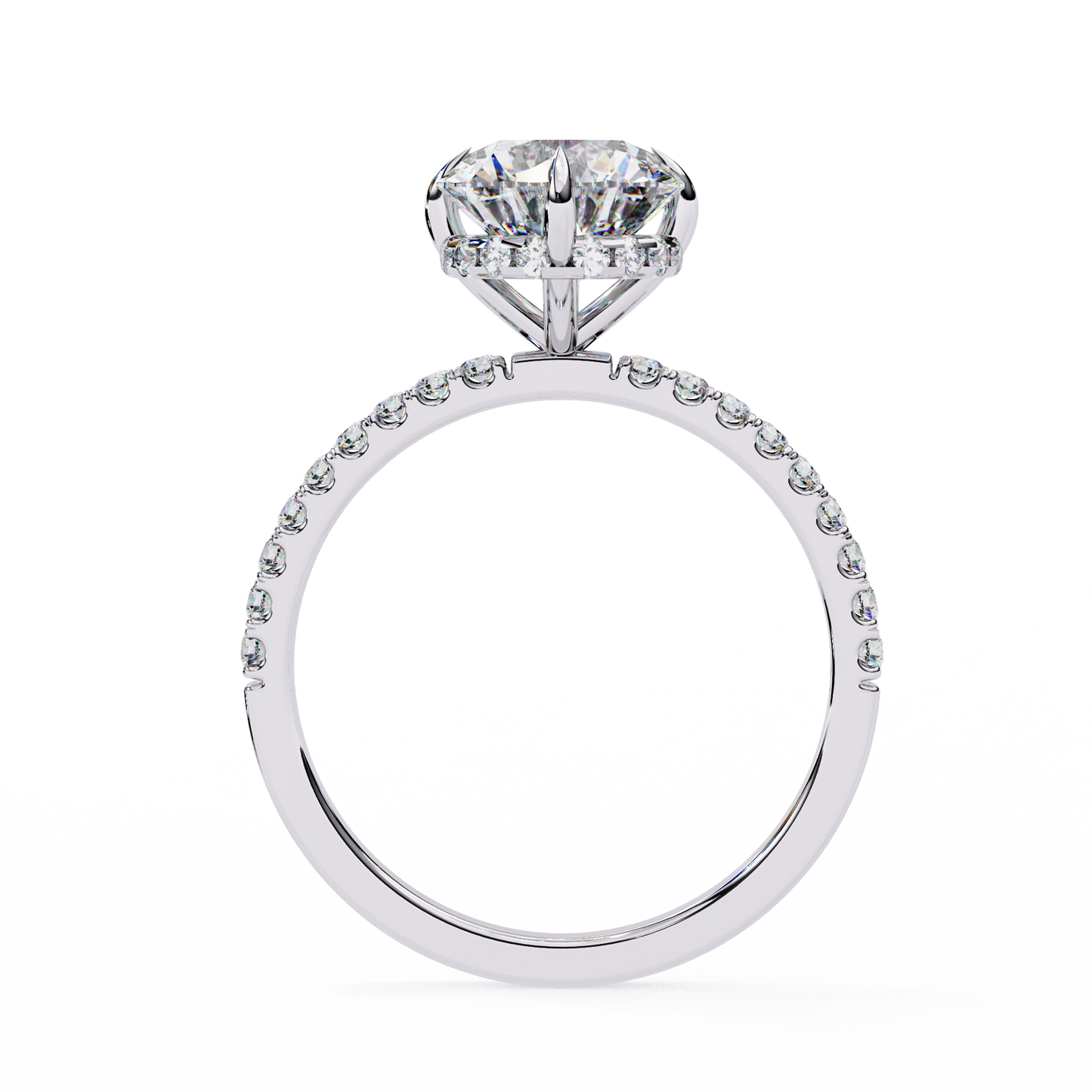 Adore Round Solitaire Ring Lab Grown Diamond