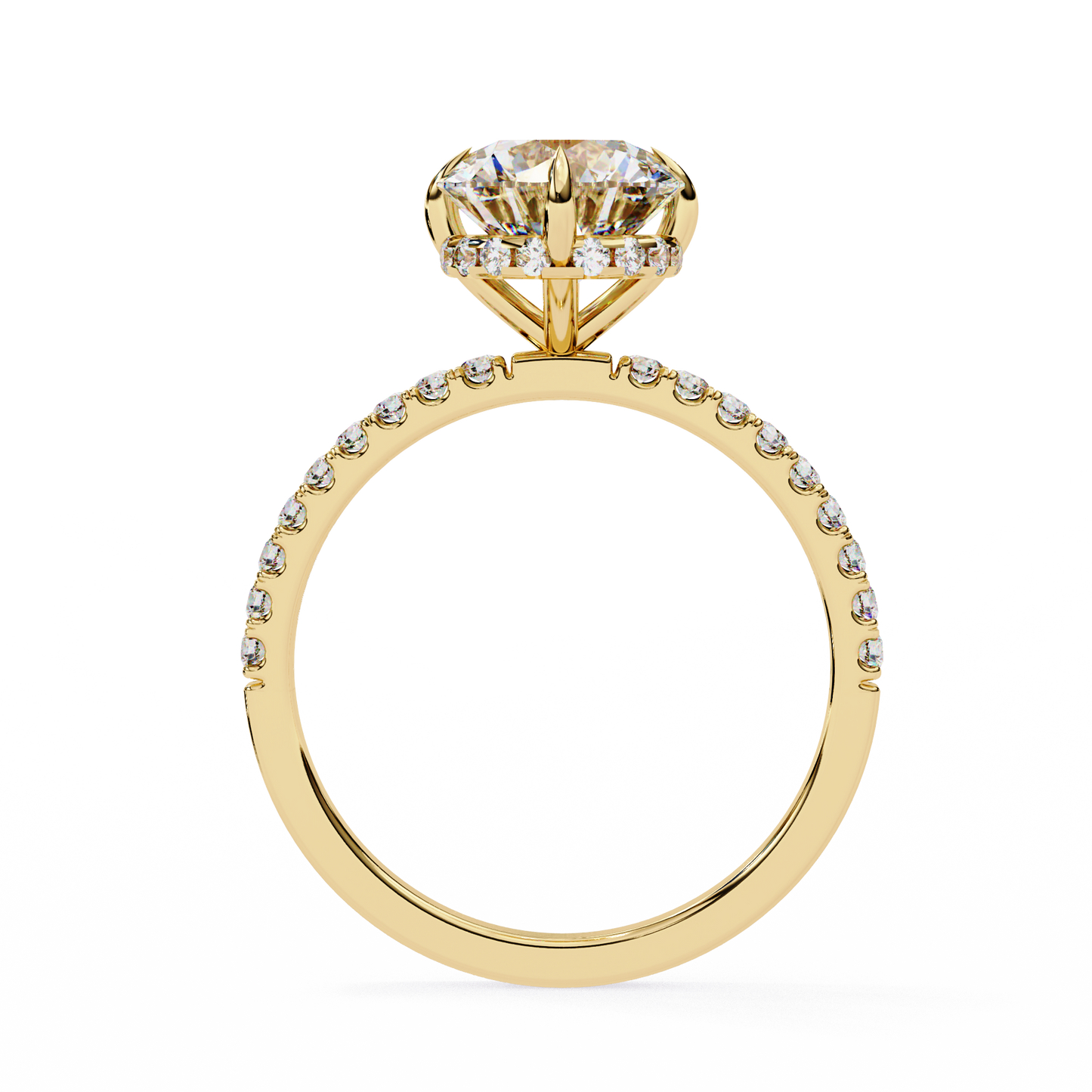 Adore Round Solitaire Ring Lab Grown Diamond