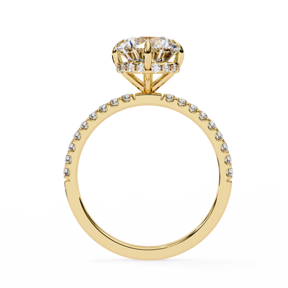 Adore Round Solitaire Ring Lab Grown Diamond