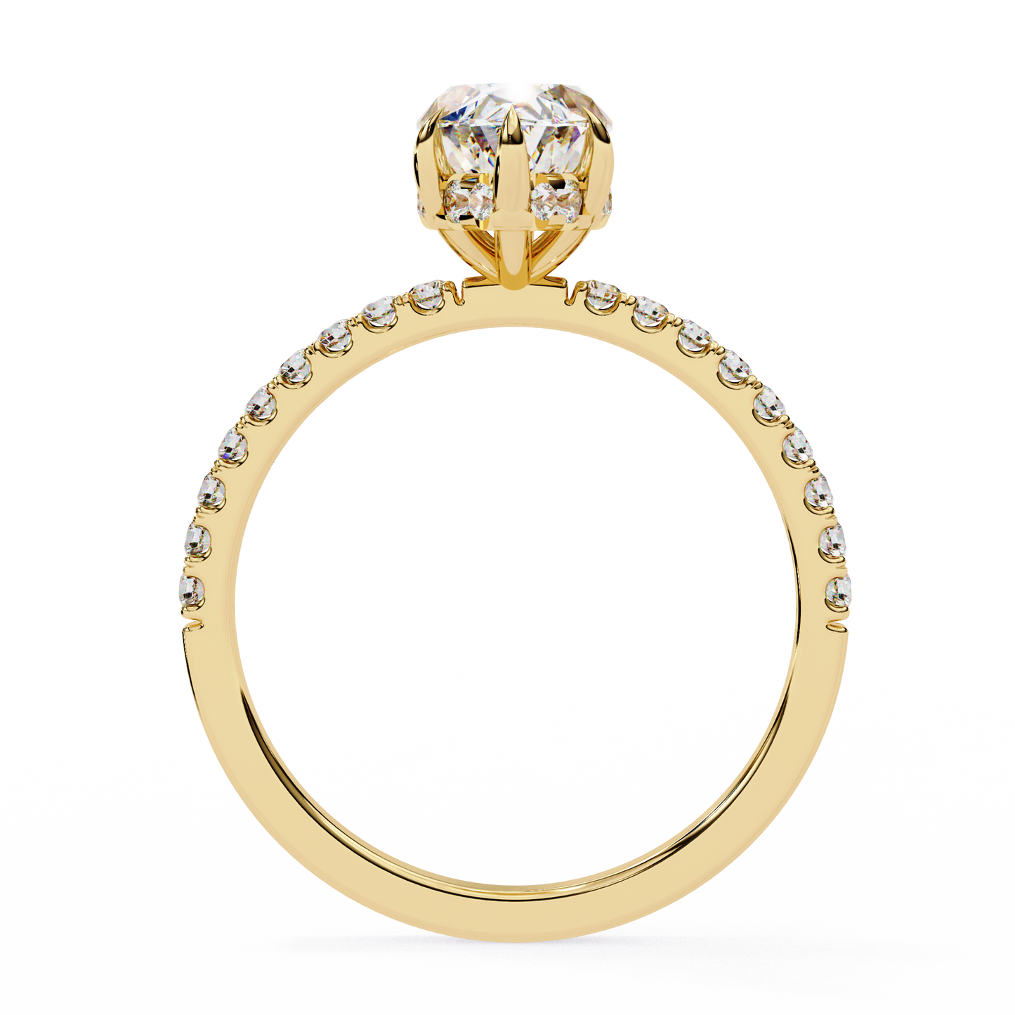 Tira Marquise Solitaire Ring Lab Grown Diamond
