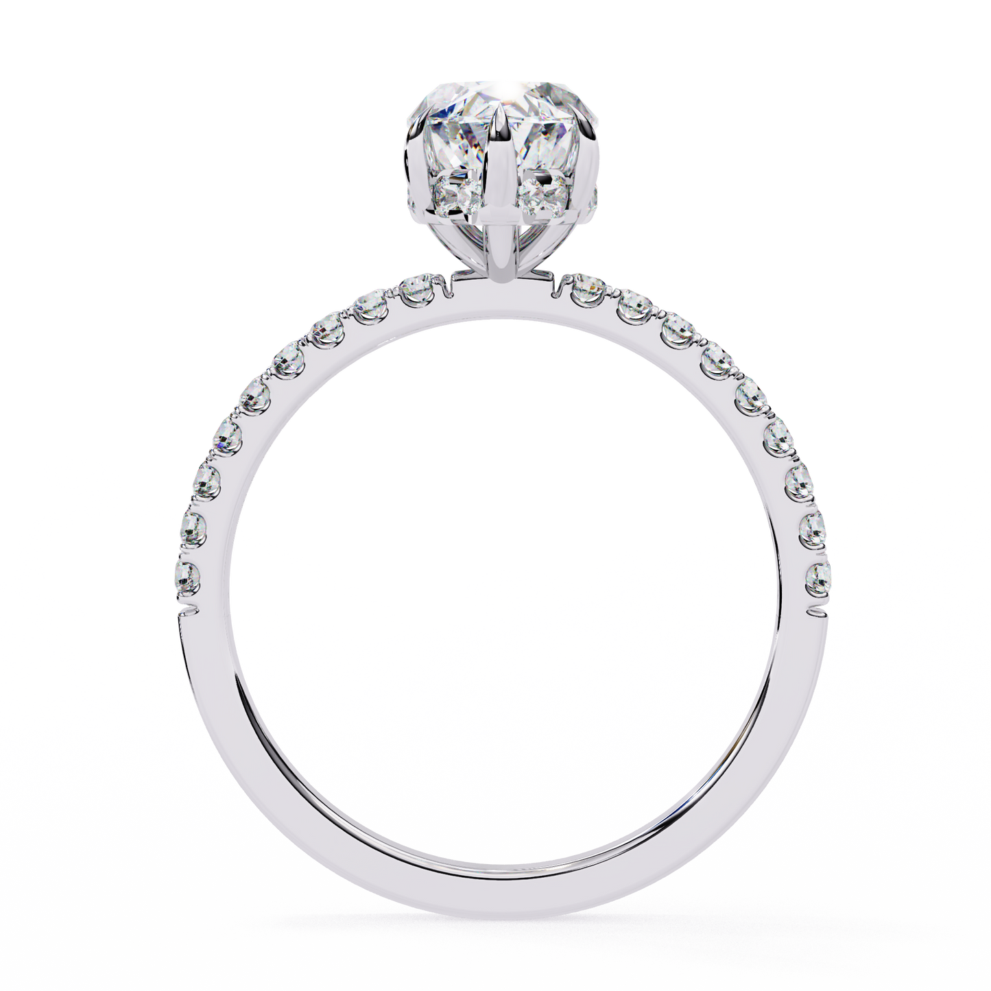 Tira Marquise Solitaire Ring Lab Grown Diamond