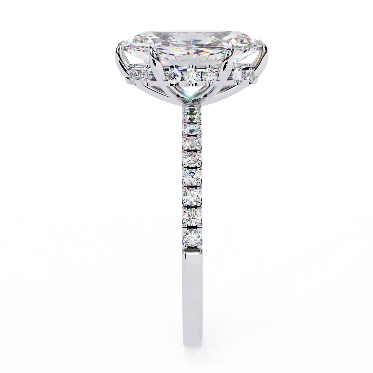 Tira Marquise Solitaire Ring Lab Grown Diamond
