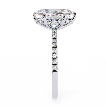 Tira Marquise Solitaire Ring Lab Grown Diamond