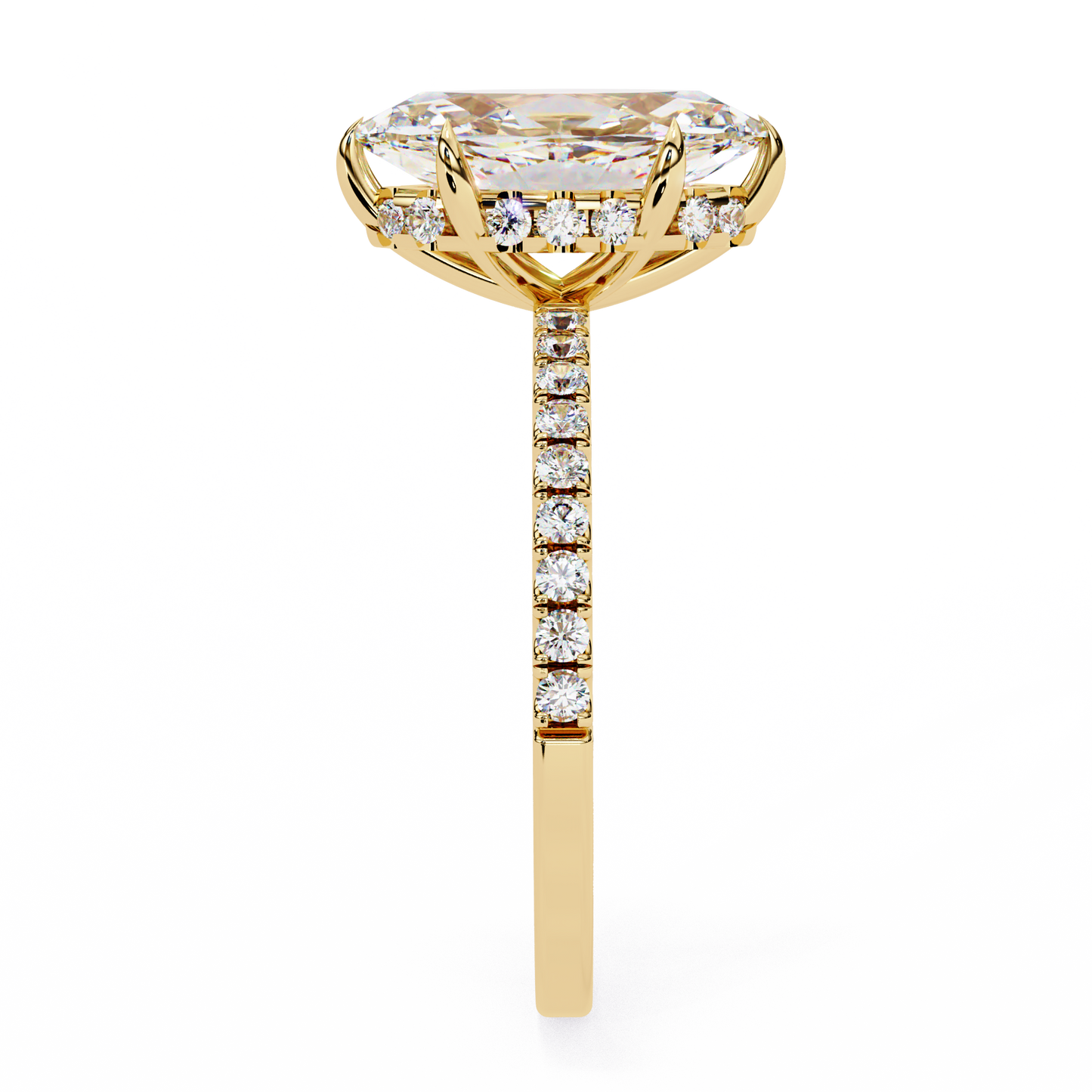 Tira Marquise Solitaire Ring Lab Grown Diamond