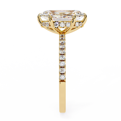 Tira Marquise Solitaire Ring Lab Grown Diamond
