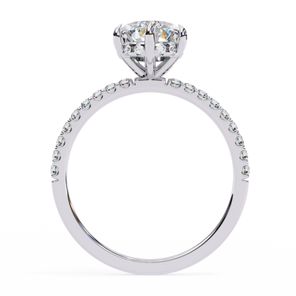Neya Pear Solitaire Ring Lab Grown Diamond