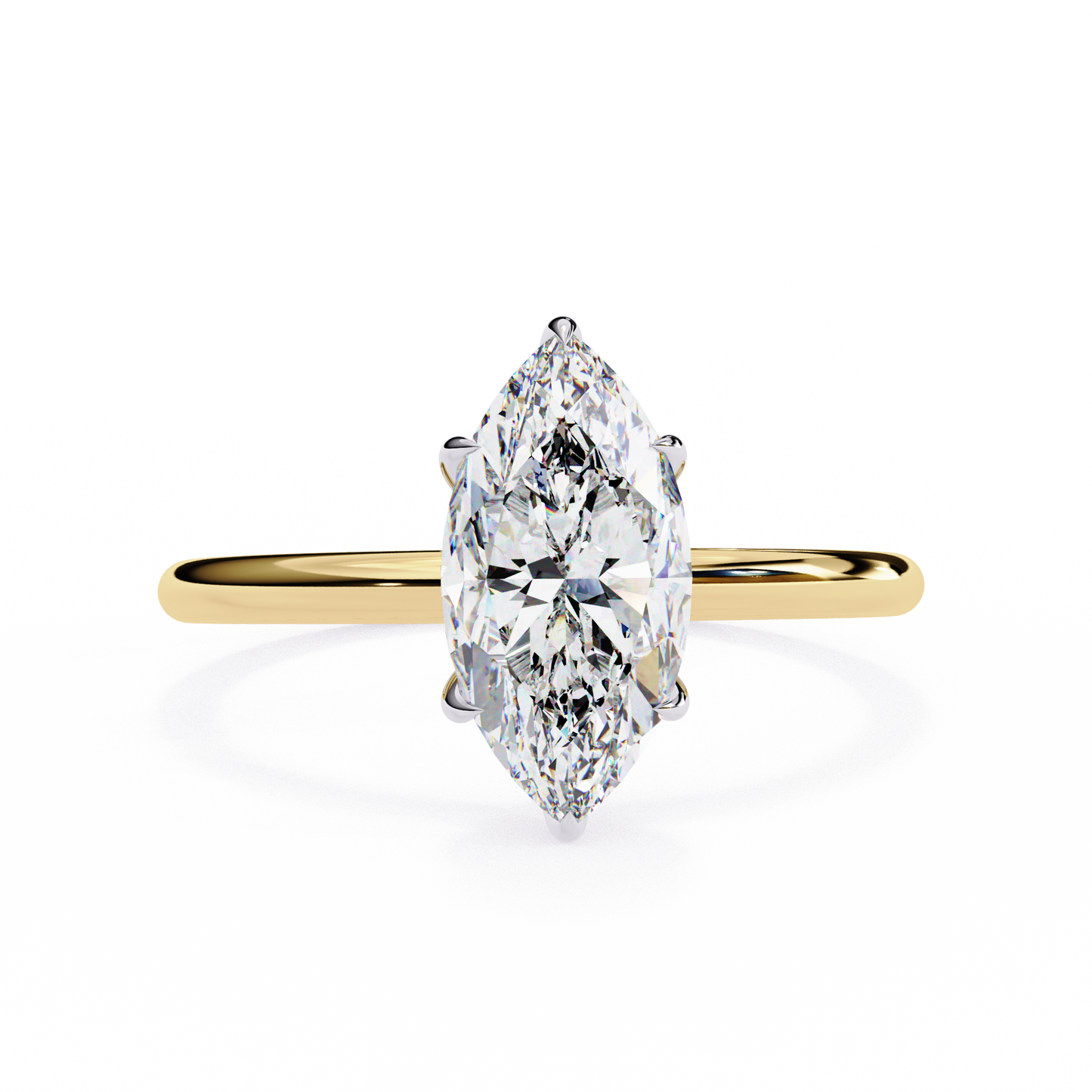 Vanya Marquise Solitaire Ring Lab Grown Diamond