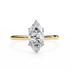Vanya Marquise Solitaire Ring Lab Grown Diamond