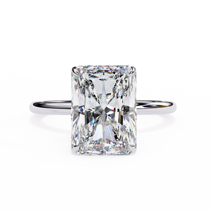 Avni Radiant Solitaire Ring Lab Grown Diamond