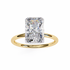 Avni Radiant Solitaire Ring Lab Grown Diamond