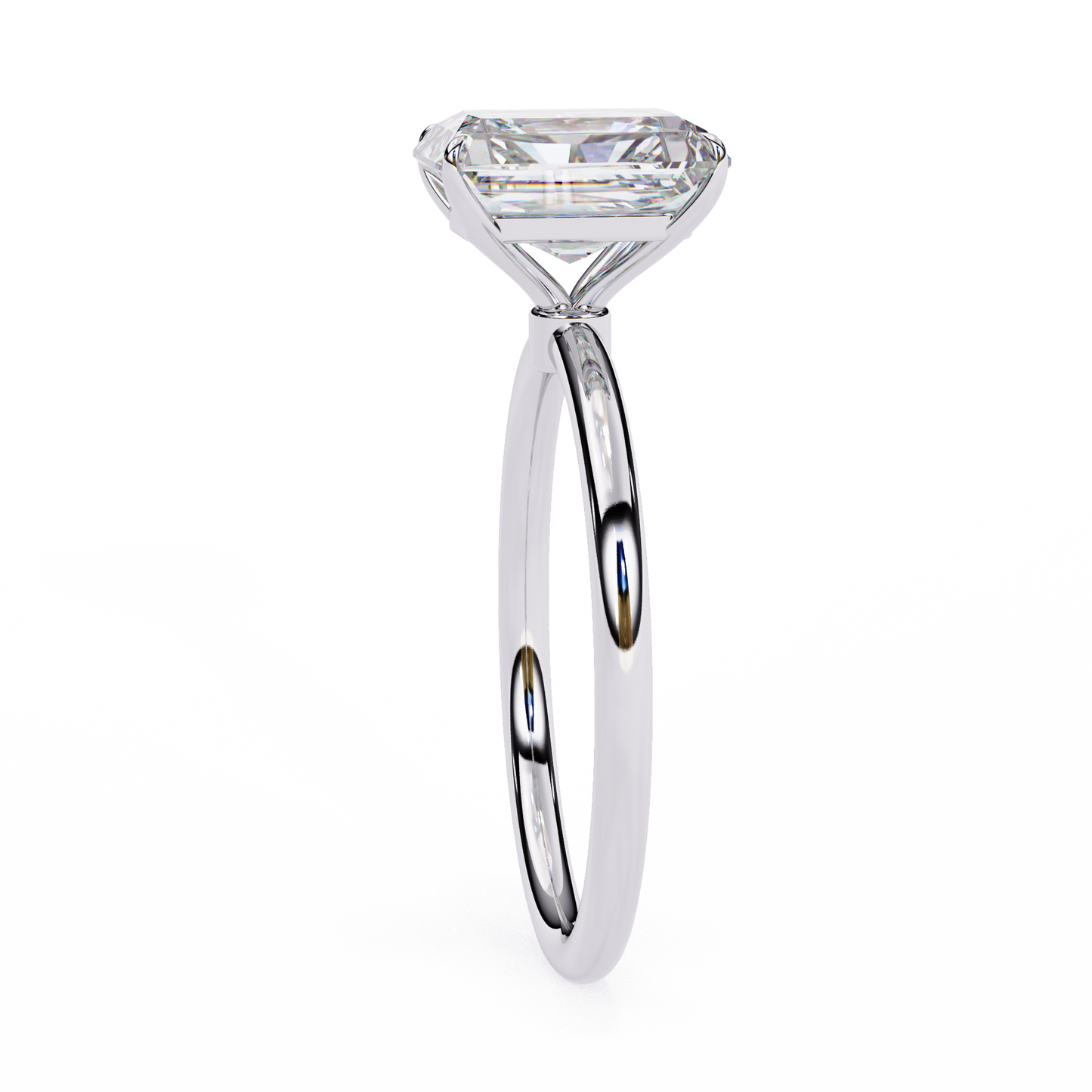 Nayra Radiant Solitaire Ring Lab Grown Diamond