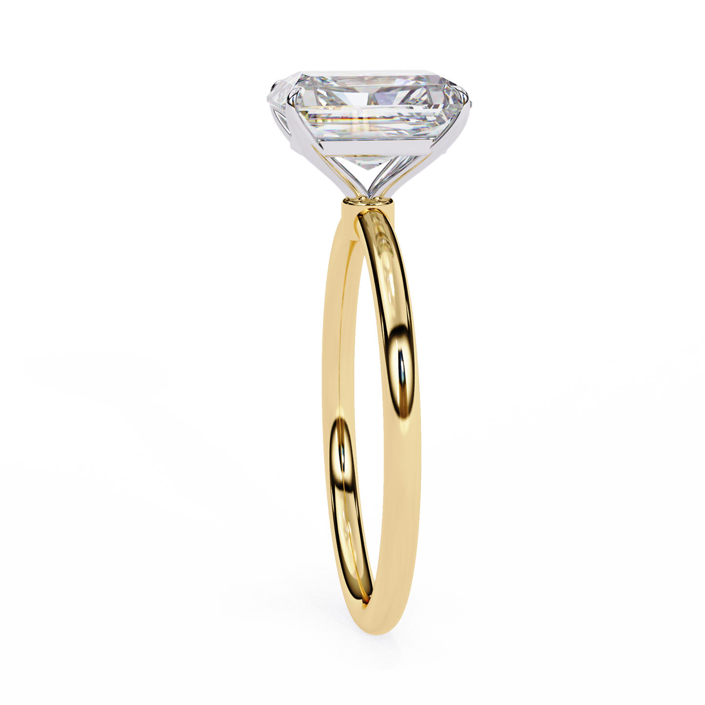 Nayra Radiant Solitaire Ring Lab Grown Diamond
