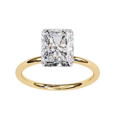 Nayra Radiant Solitaire Ring Lab Grown Diamond