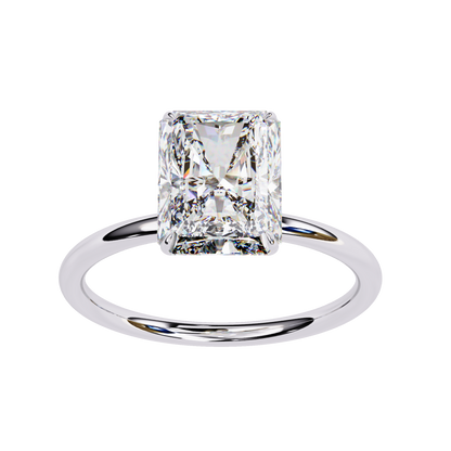 Nayra Radiant Solitaire Ring Lab Grown Diamond