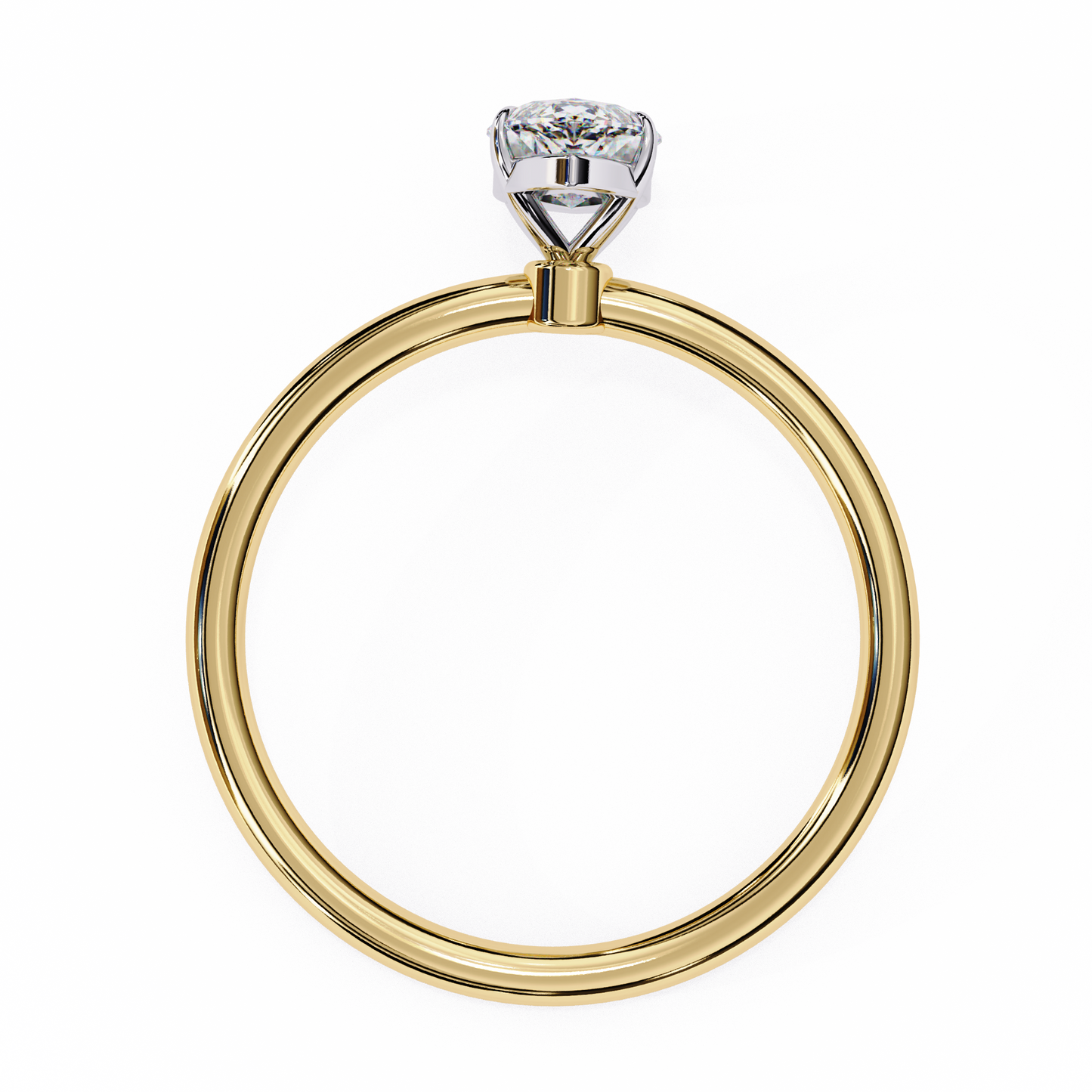 Vanya Marquise Solitaire Ring Lab Grown Diamond
