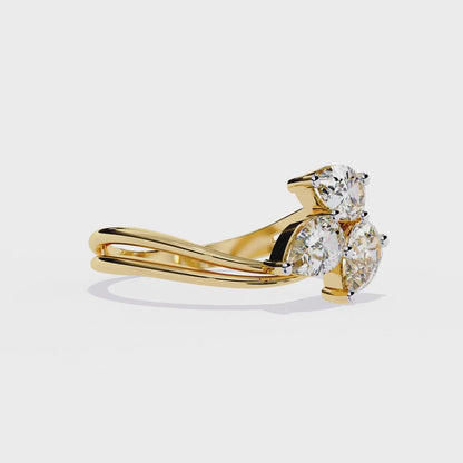Rivan Pear Ring Lab Grown Diamond