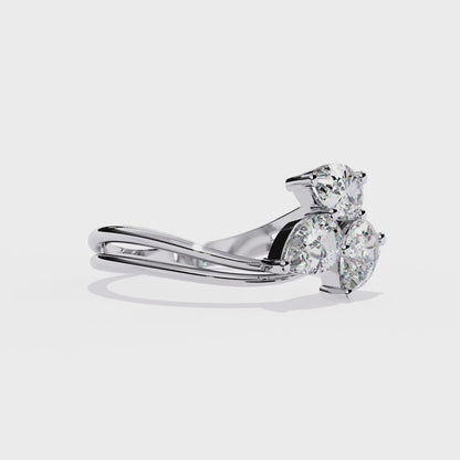 Rivan Pear Ring Lab Grown Diamond