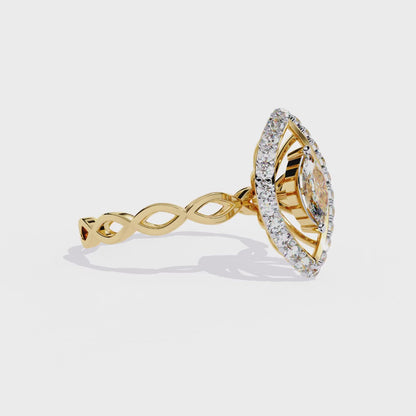 Vesha Ring Lab Grown Diamond