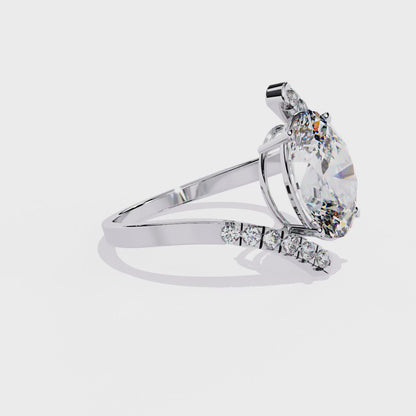 Sira Oval Solitaire Ring Lab Grown Diamond