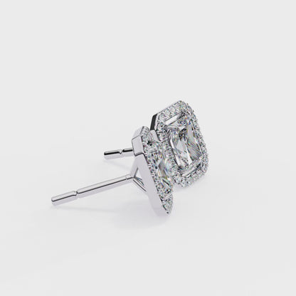 Zyna Solitaire Lab Grown Diamond Stud