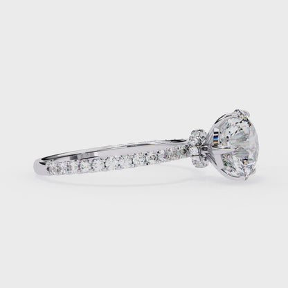 Kaina Round Solitaire Ring Lab Grown Diamond