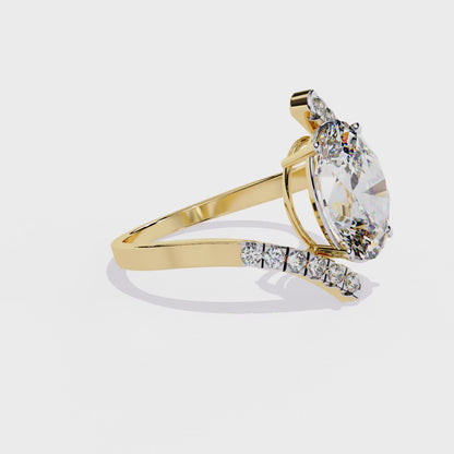 Sira Oval Solitaire Ring Lab Grown Diamond