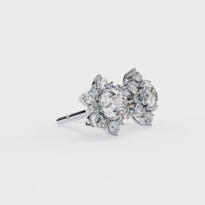 Flora Lab Grown Diamond Studs