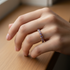 Lavender Round Dia Eternity Band
