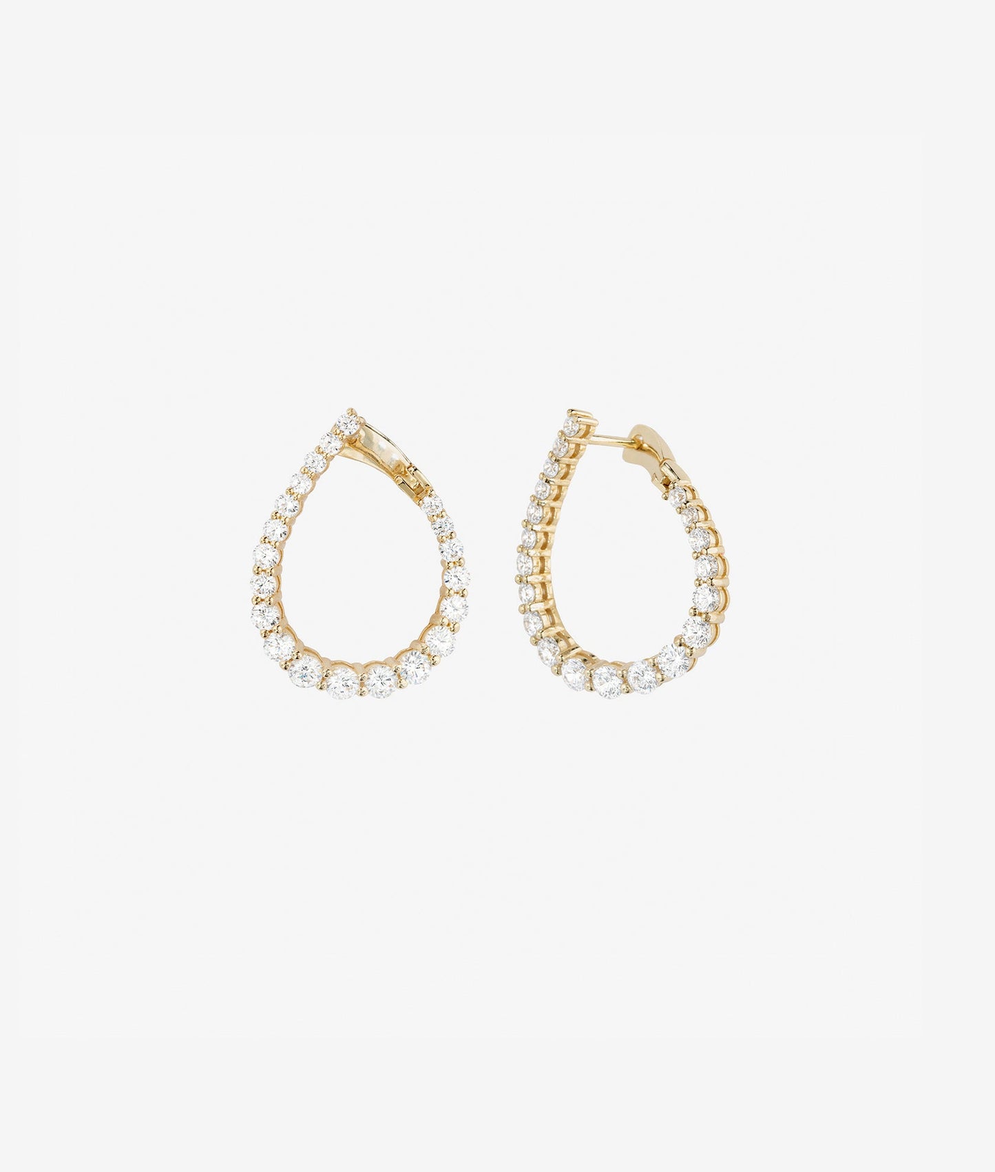 U Diamond Hoops